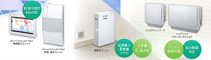 太陽光発電用ハイブリッド蓄電システム